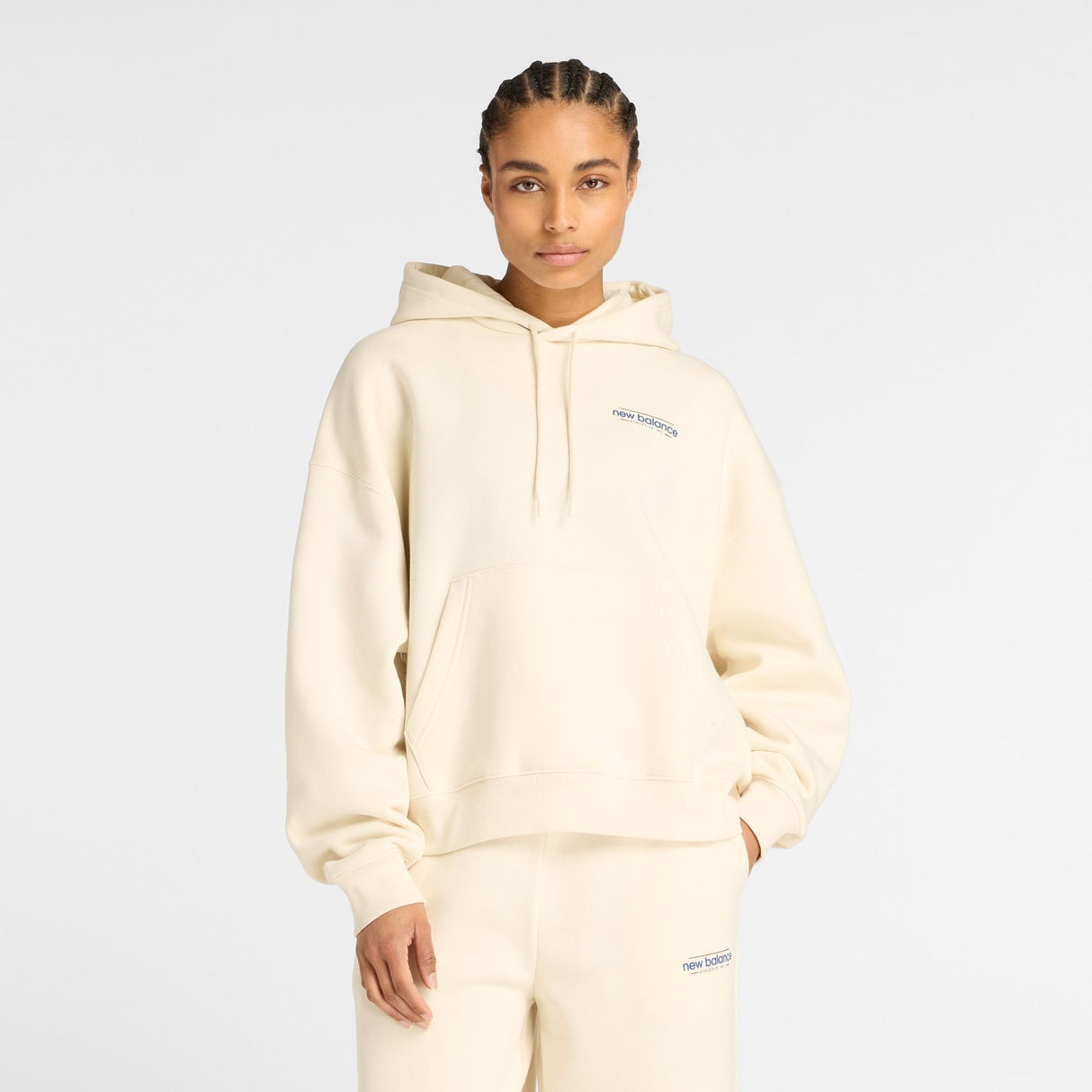 New Balance Women's Reimagined Fleece Oversized Hoodie-1