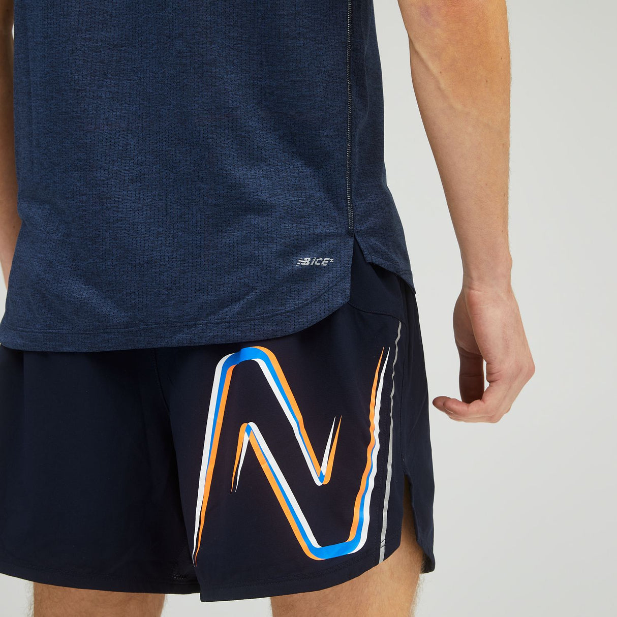 New Balance Men's Graphic Impact Run Short Sleeve-5