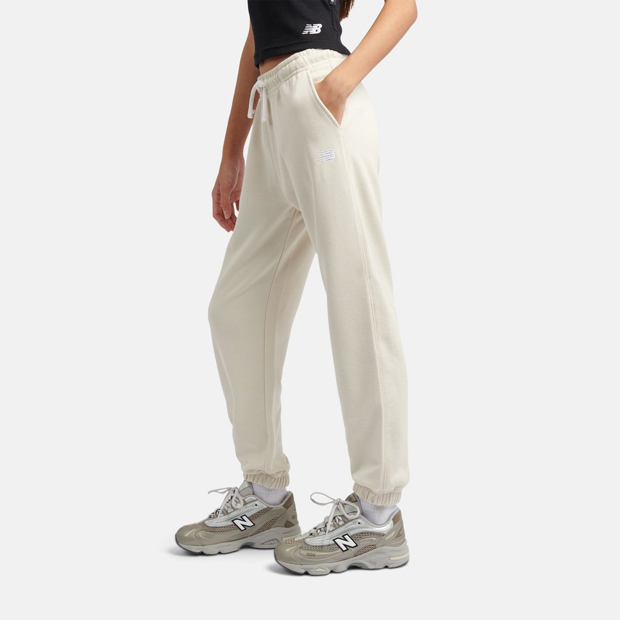 New Balance Youth Brush Back Small Logo Jogger-6
