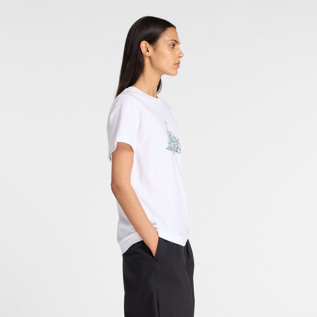 New Balance Women's Athletics Pile T-Shirt-2