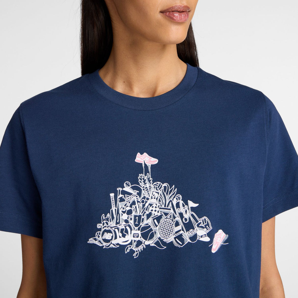New Balance Women's Athletics Pile T-Shirt-4