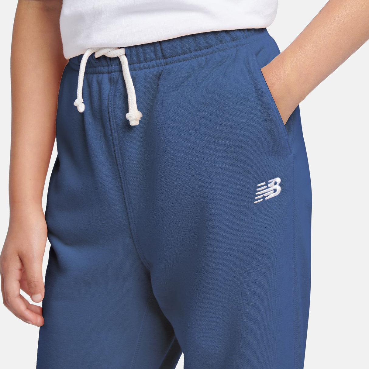 New Balance Youth Brush Back Small Logo Jogger-8