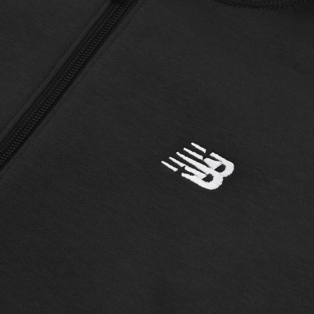New Balance Youth Brush Back Small Logo Full Zip Hoodie-3