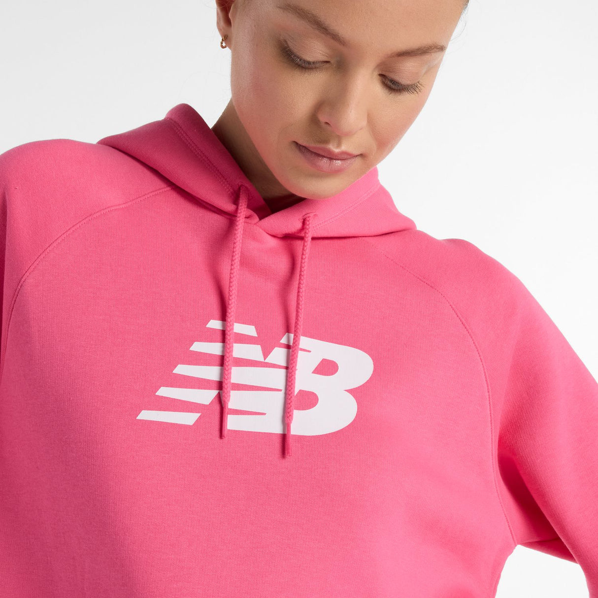 New Balance Women's Sport Fleece Logo Hoodie-4