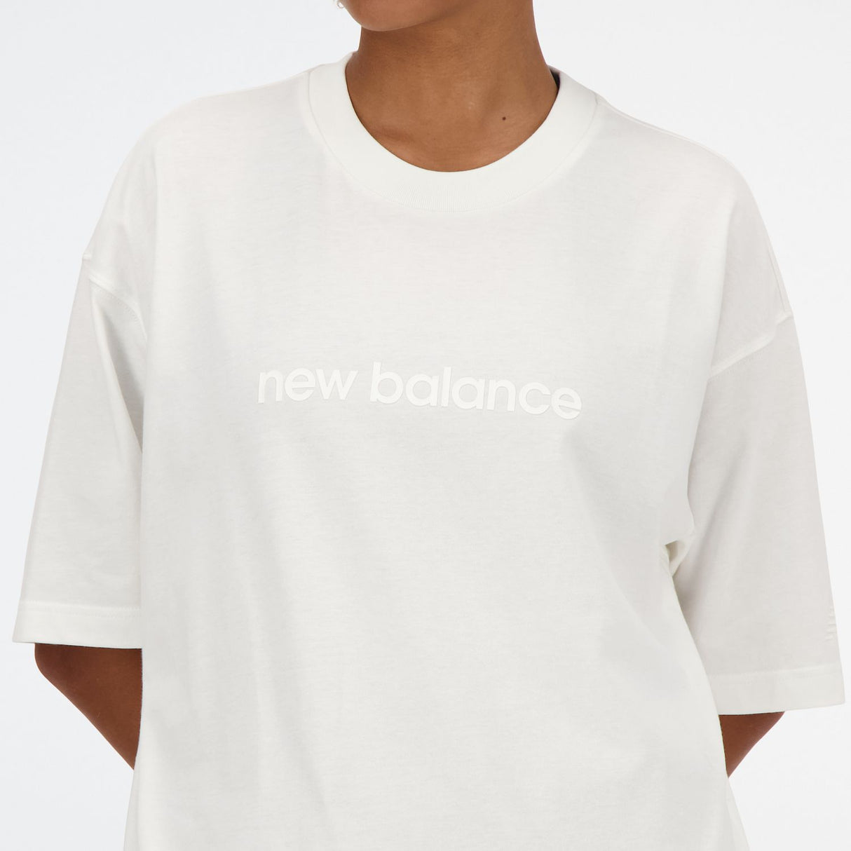 New Balance Women's Hyper Density Jersey Oversized T-Shirt-4