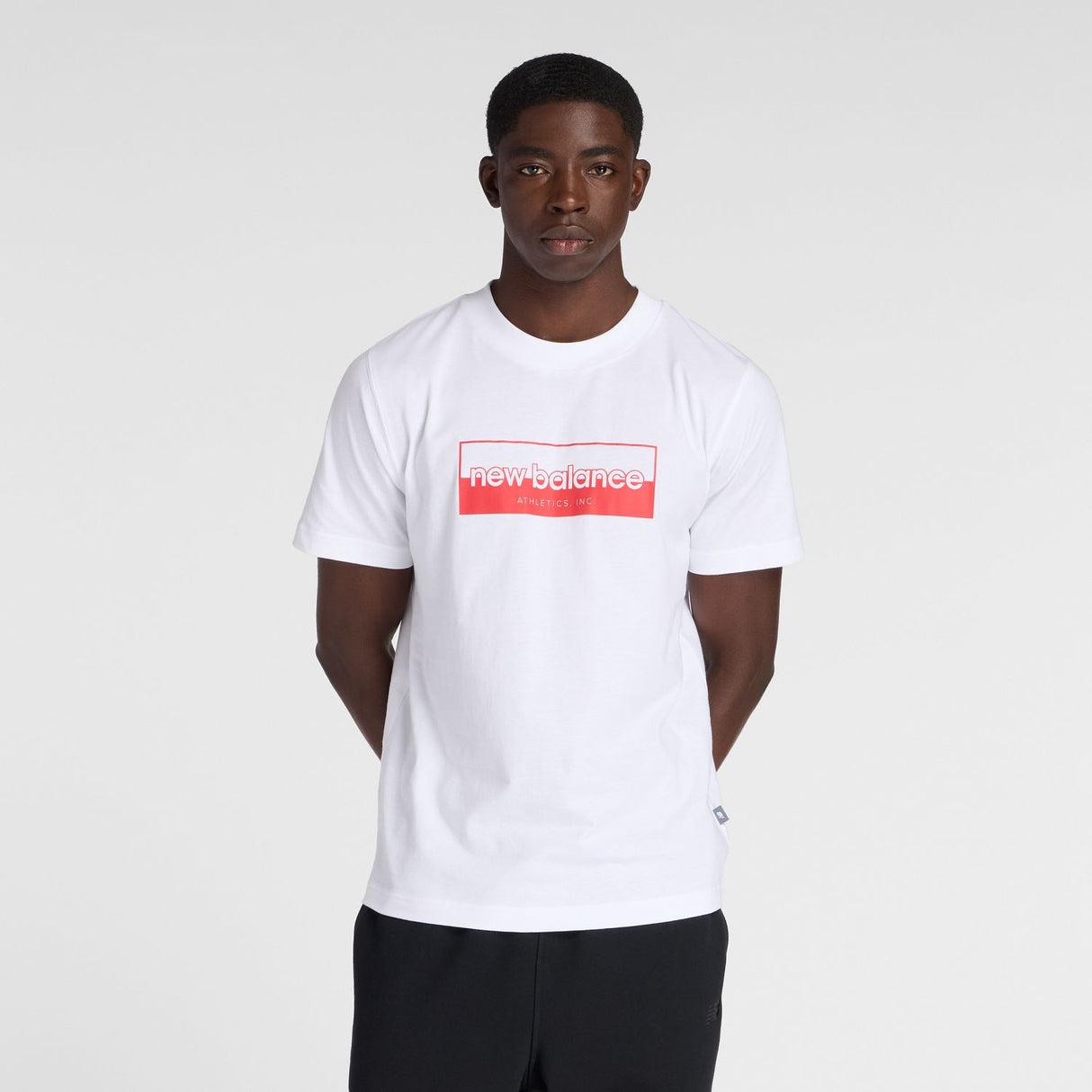 New Balance Men's Rectangular Logo T-Shirt-1