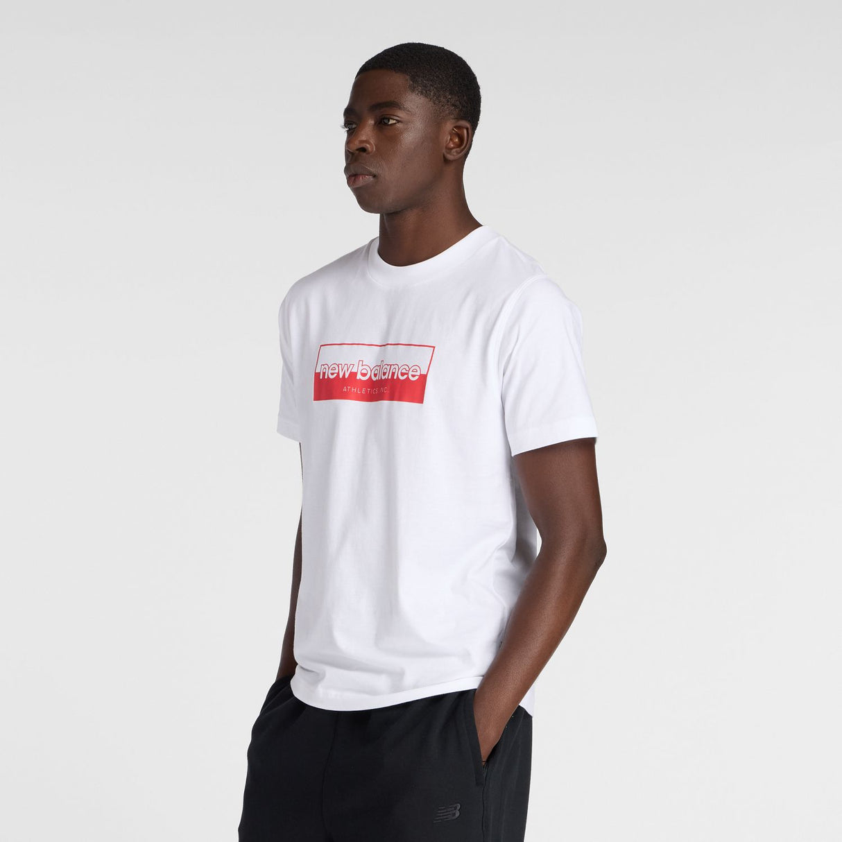 New Balance Men's Rectangular Logo T-Shirt-2