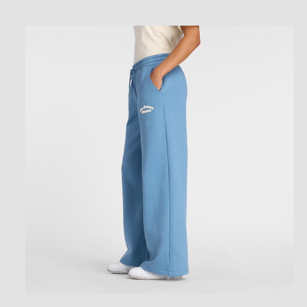 New Balance Women's Linear Heritage Fleece Wide Leg Pant-2