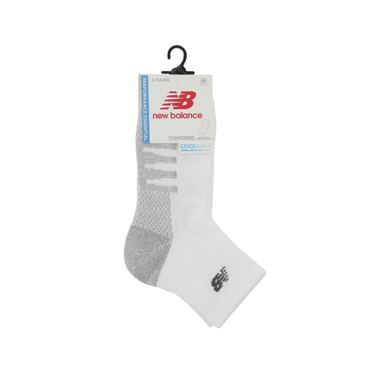 New Balance Coolmax Quarter Socks 2 Pack-3