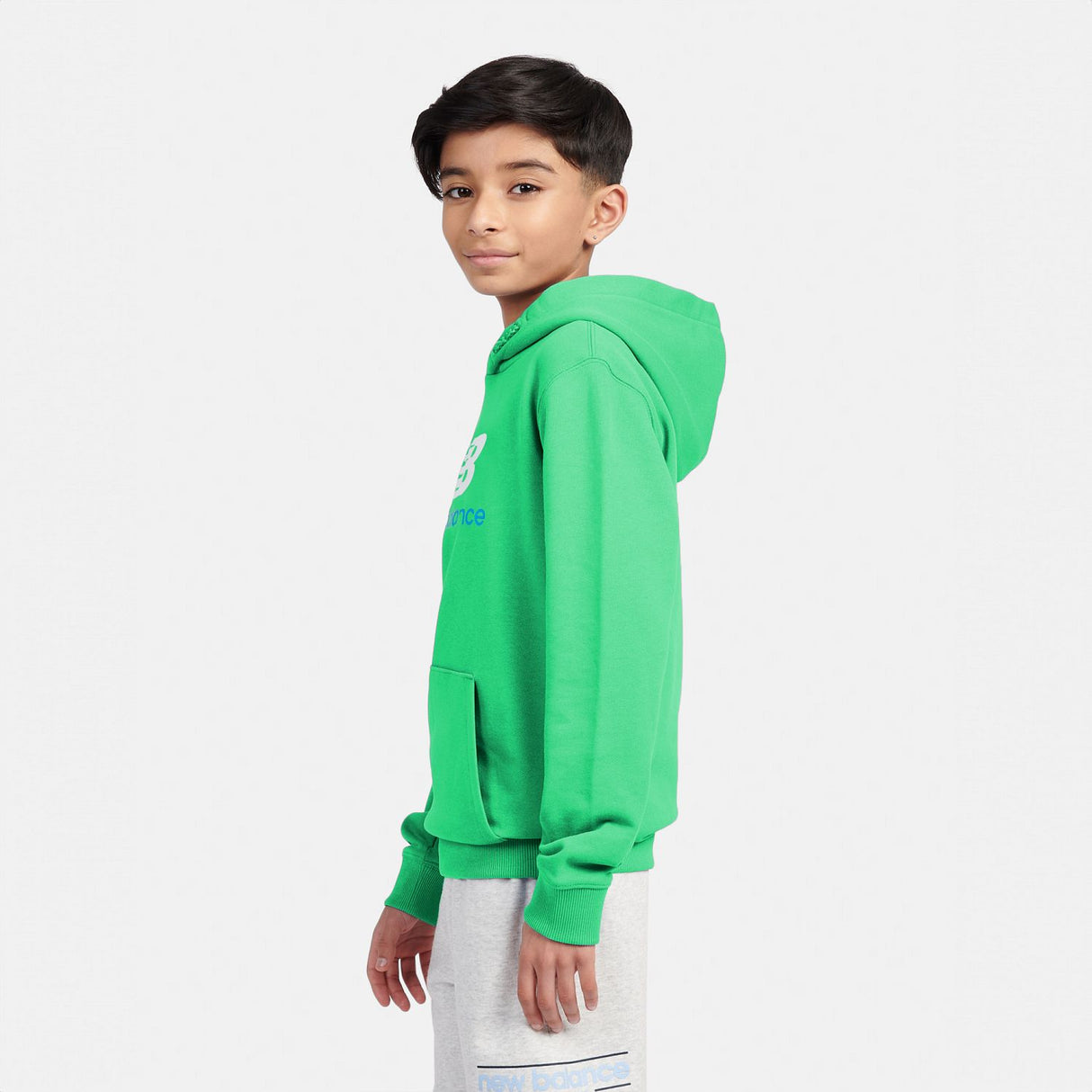 New Balance Youth French Terry Stacked Logo Hoodie-2