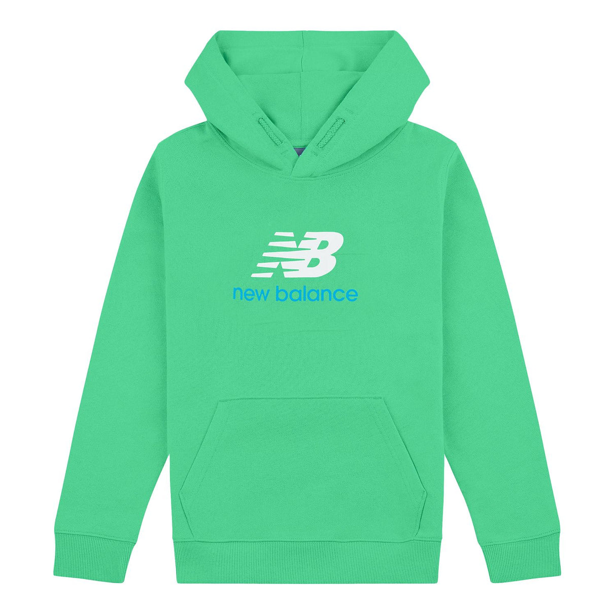 New Balance Youth French Terry Stacked Logo Hoodie-5