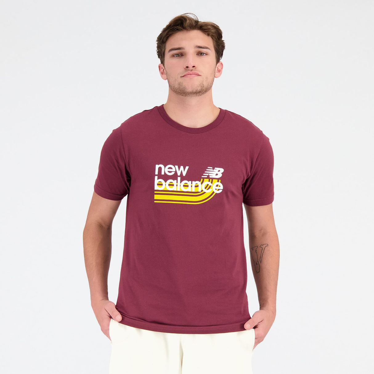New Balance Men's Sport Core Graphic Cotton Jersey Short Sleeve T-shirt-1