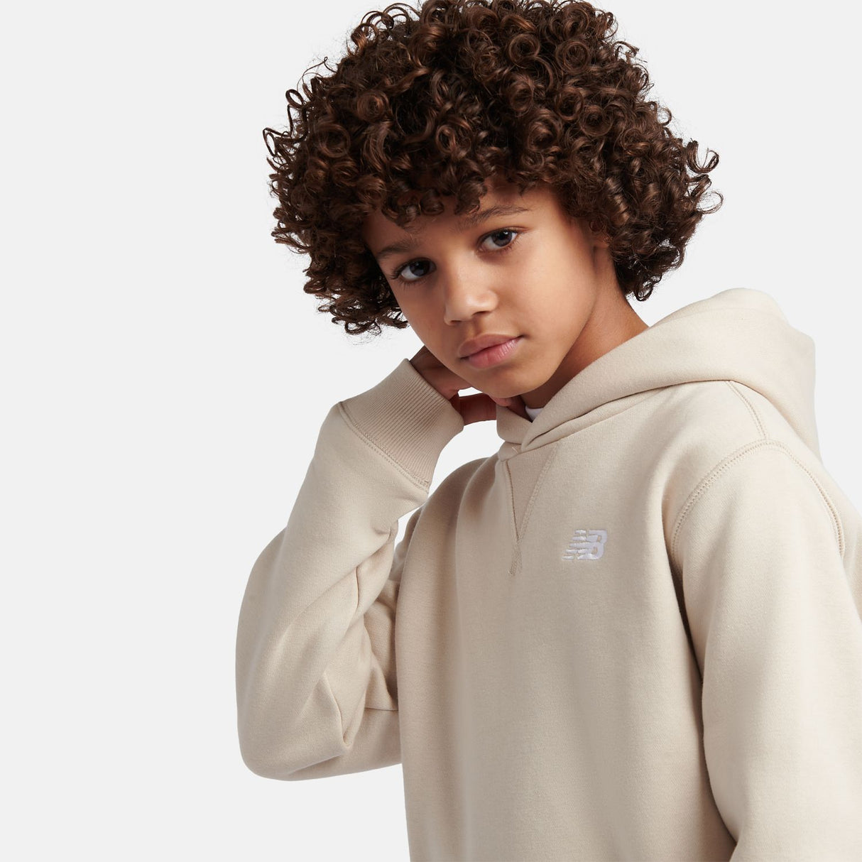 New Balance Youth French Terry Small Logo Hoodie-8