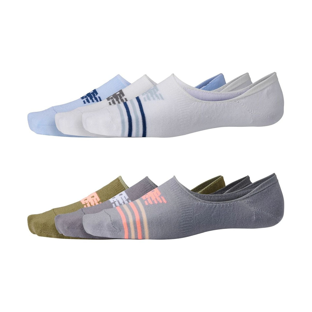 New Balance Ultra Low No Show Socks 6 Pack-1
