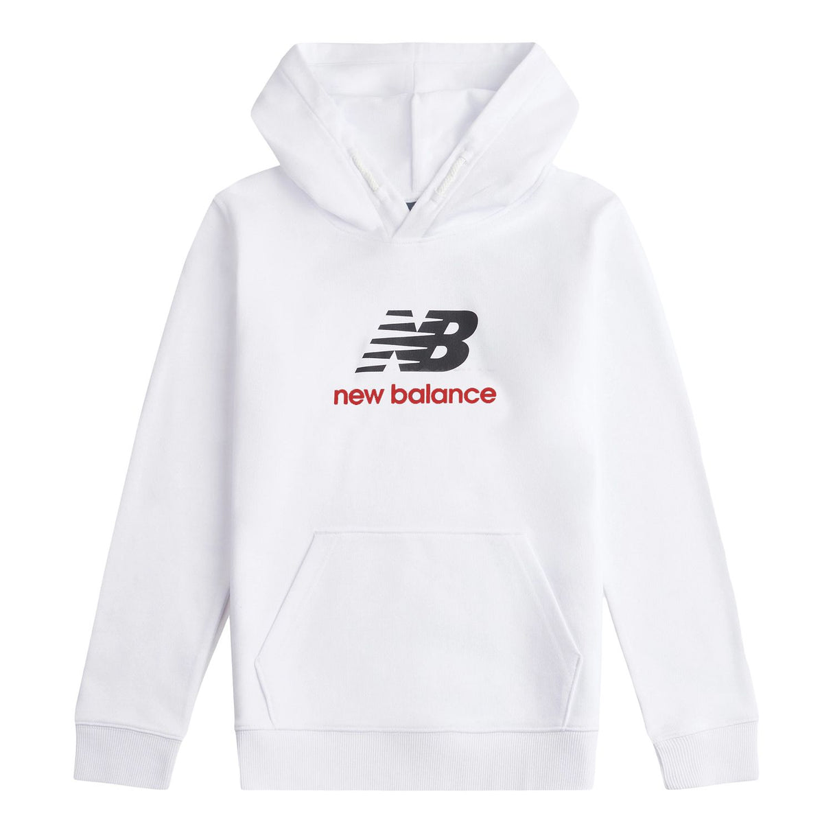 New Balance Youth French Terry Stacked Logo Hoodie-1