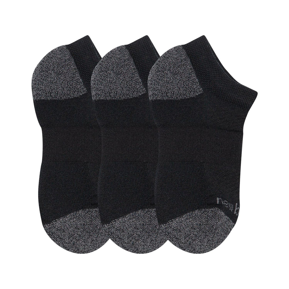 New Balance Youth Active No Show Socks 3 Pack-3