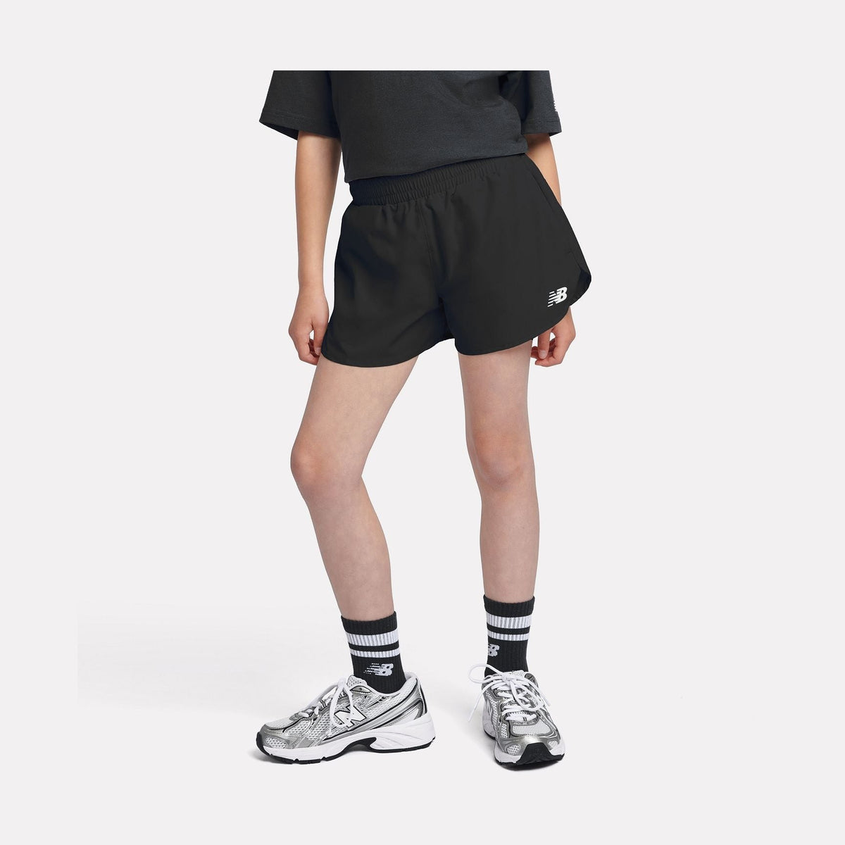 New Balance Youth Girl's Woven Shorts-6