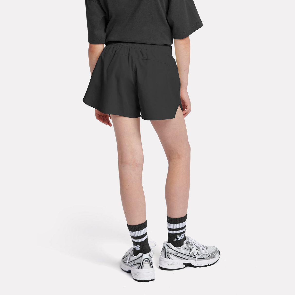 New Balance Youth Girl's Woven Shorts-8