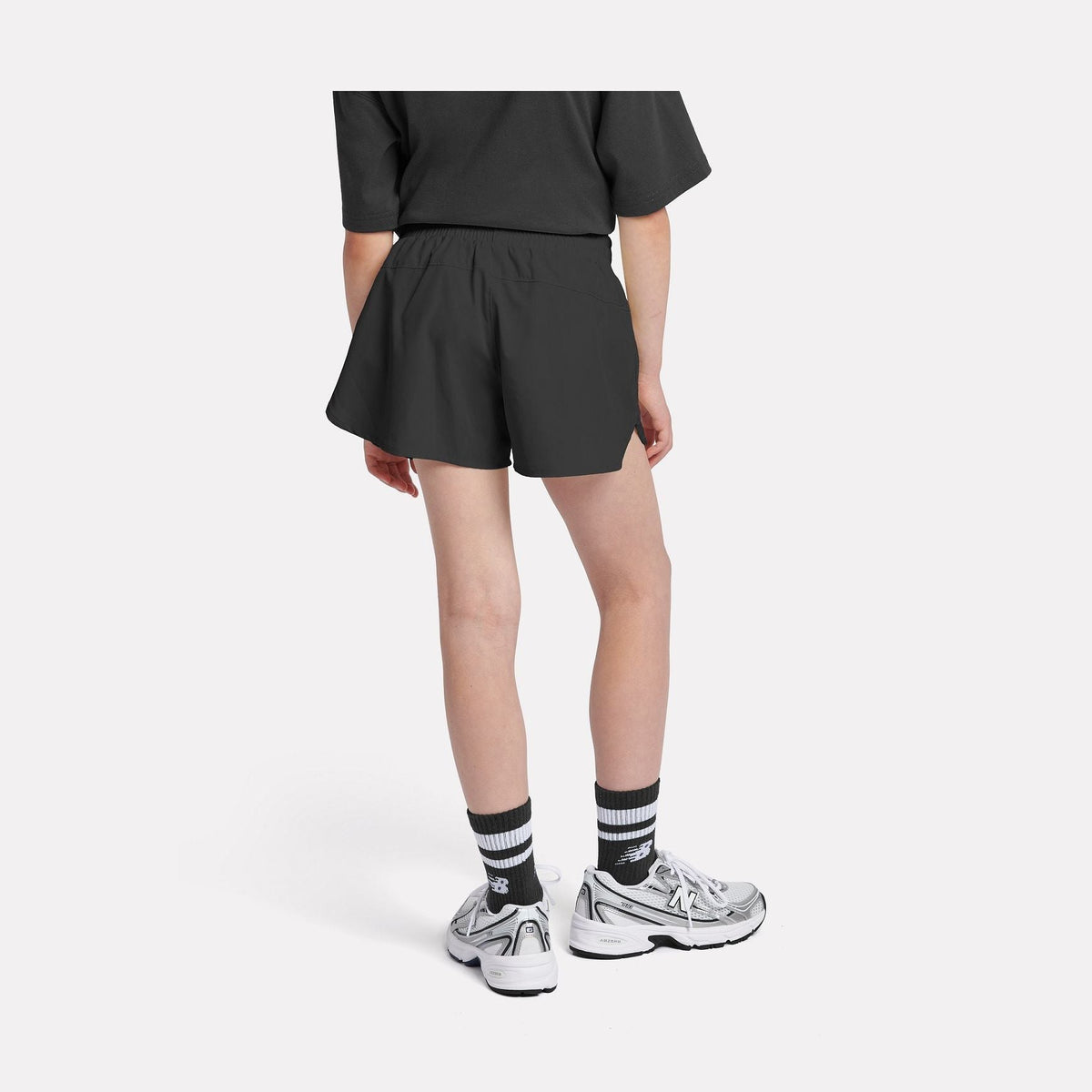 New Balance Youth Girl's Woven Shorts-8