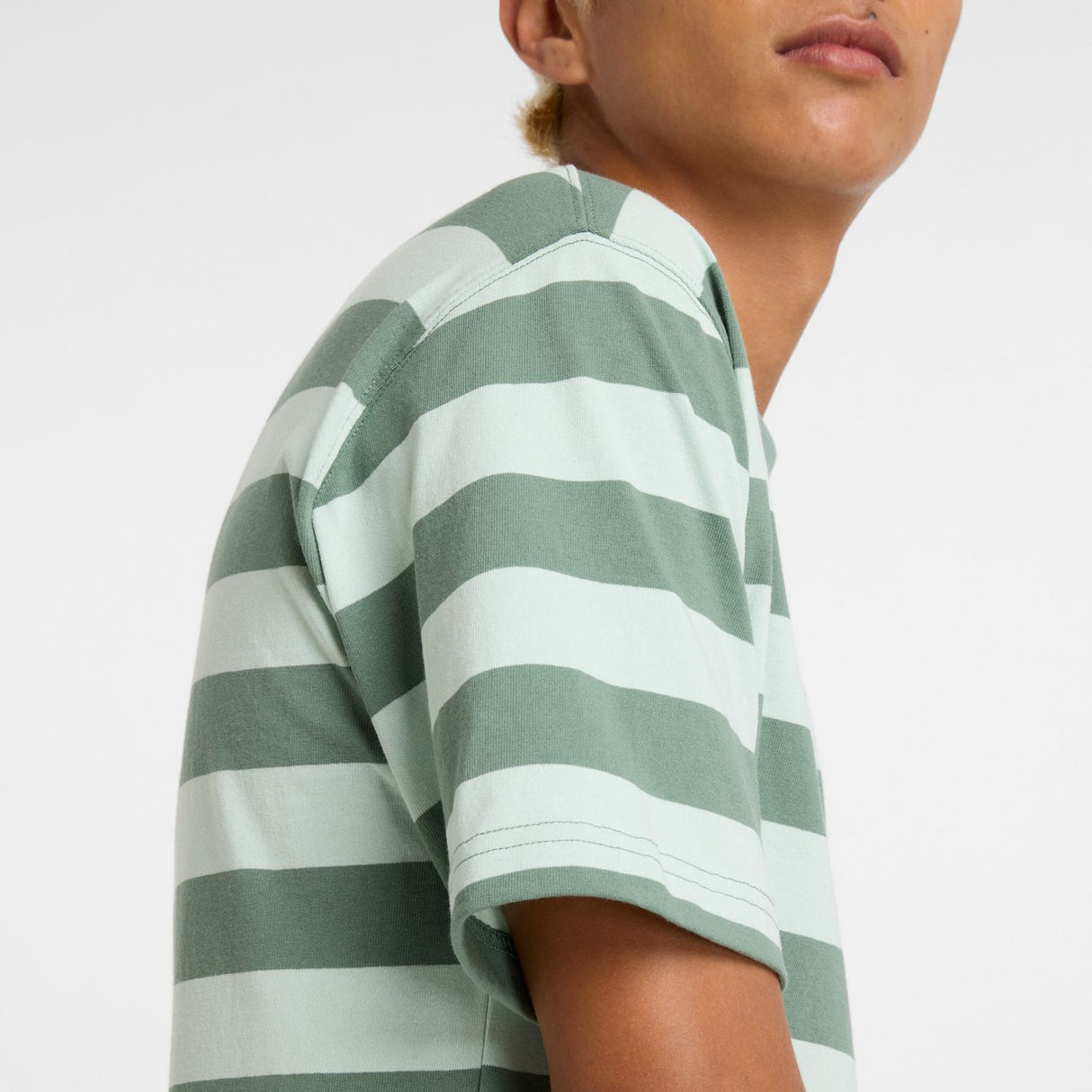 New Balance Men's Athletics Cotton Thick Stripe T-Shirt-5