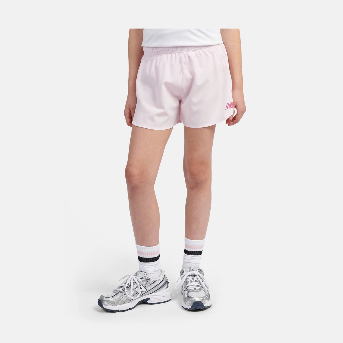 New Balance Youth Girl's Woven Shorts-1