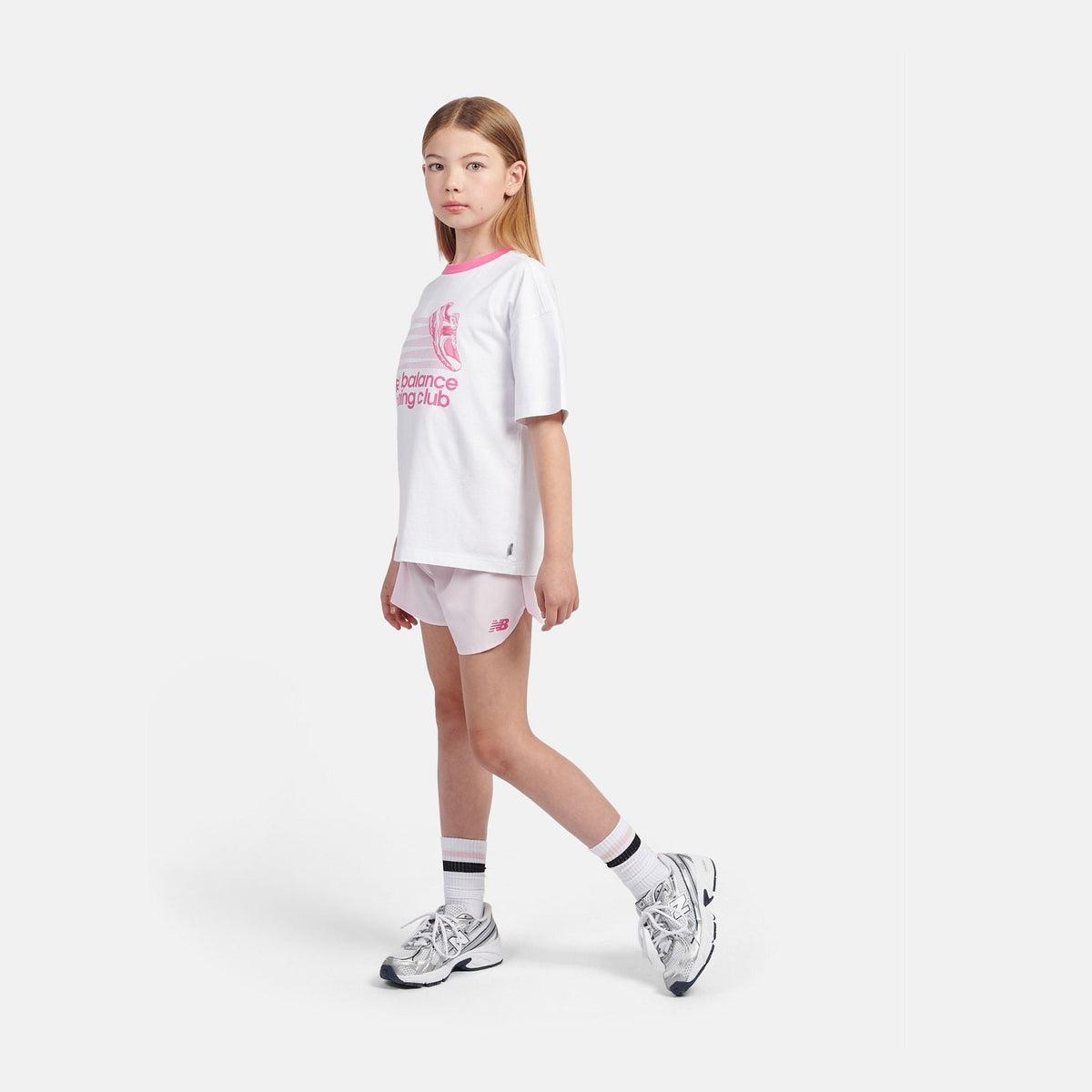 New Balance Youth Girl's Woven Shorts-10