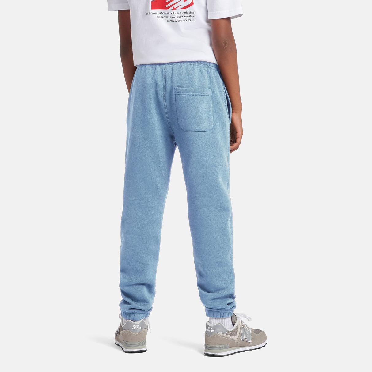 New Balance Youth Brush Back Small Logo Jogger-7