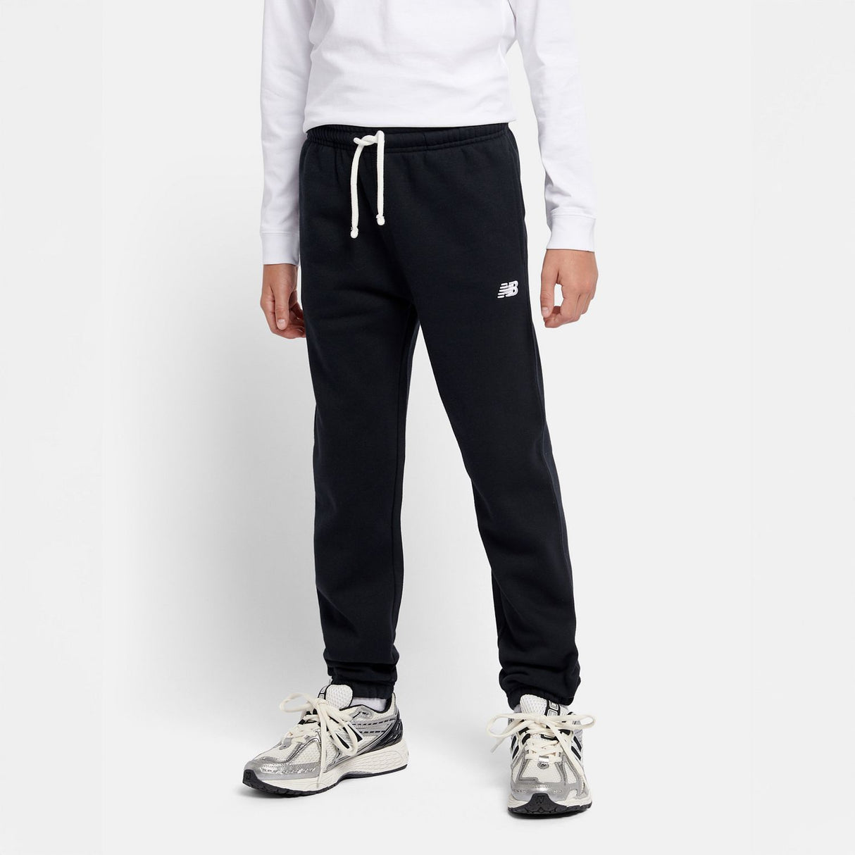 New Balance Youth Brush Back Small Logo Jogger-5