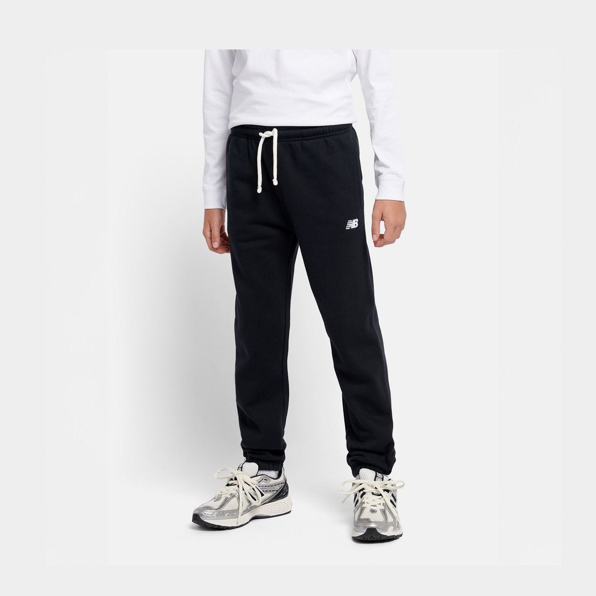 New Balance Youth Brush Back Small Logo Jogger-5