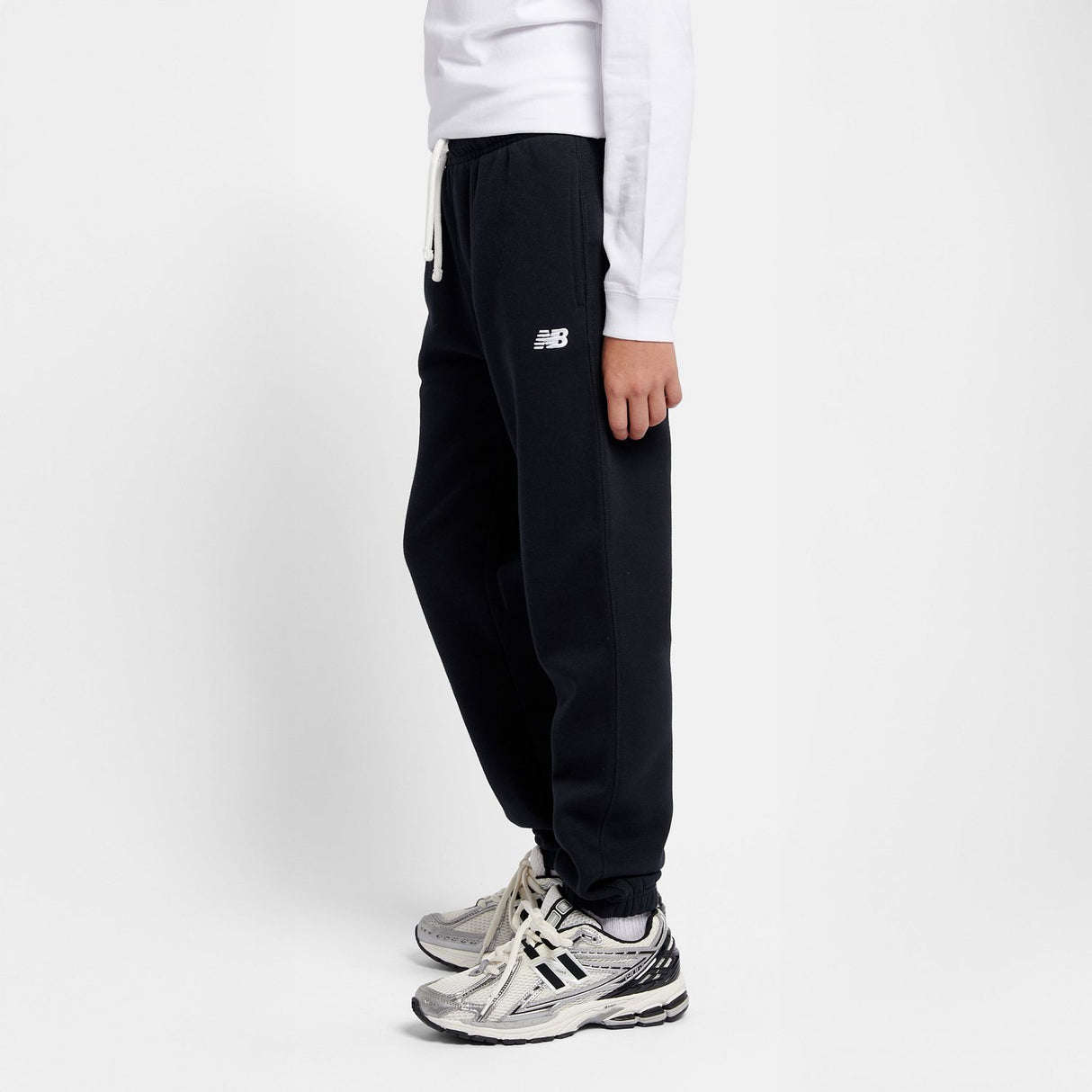 New Balance Youth Brush Back Small Logo Jogger-6