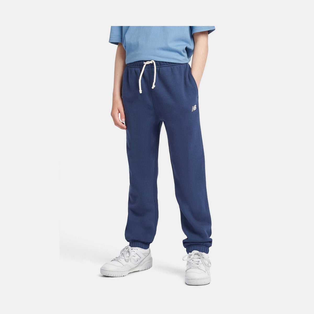 New Balance Youth Brush Back Small Logo Jogger-5