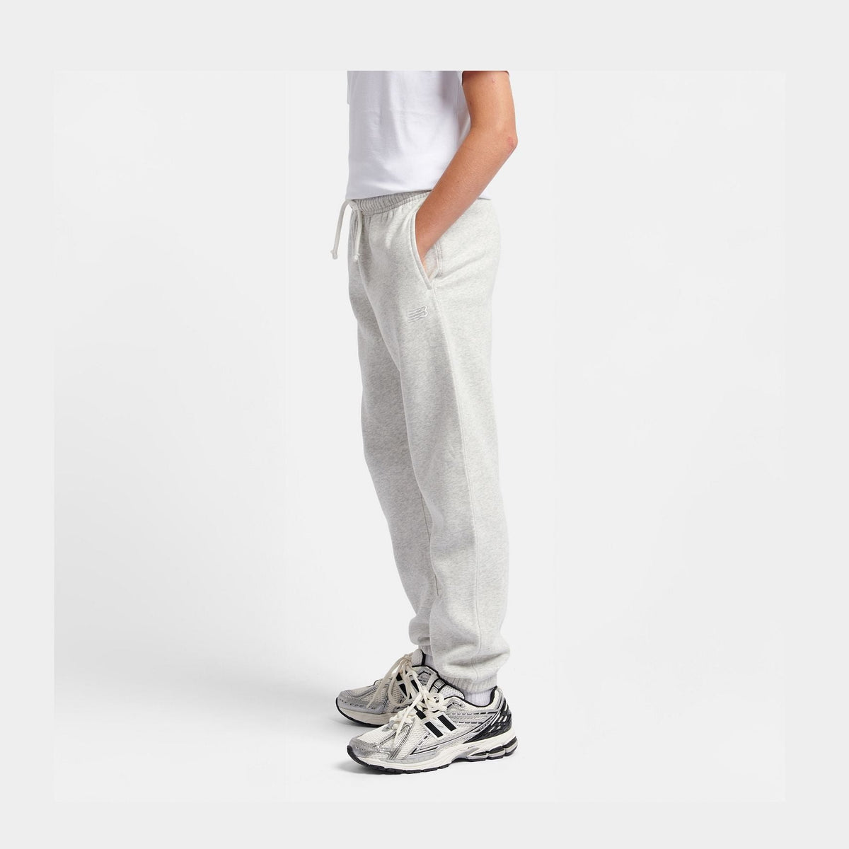 New Balance Youth Brush Back Small Logo Jogger-6
