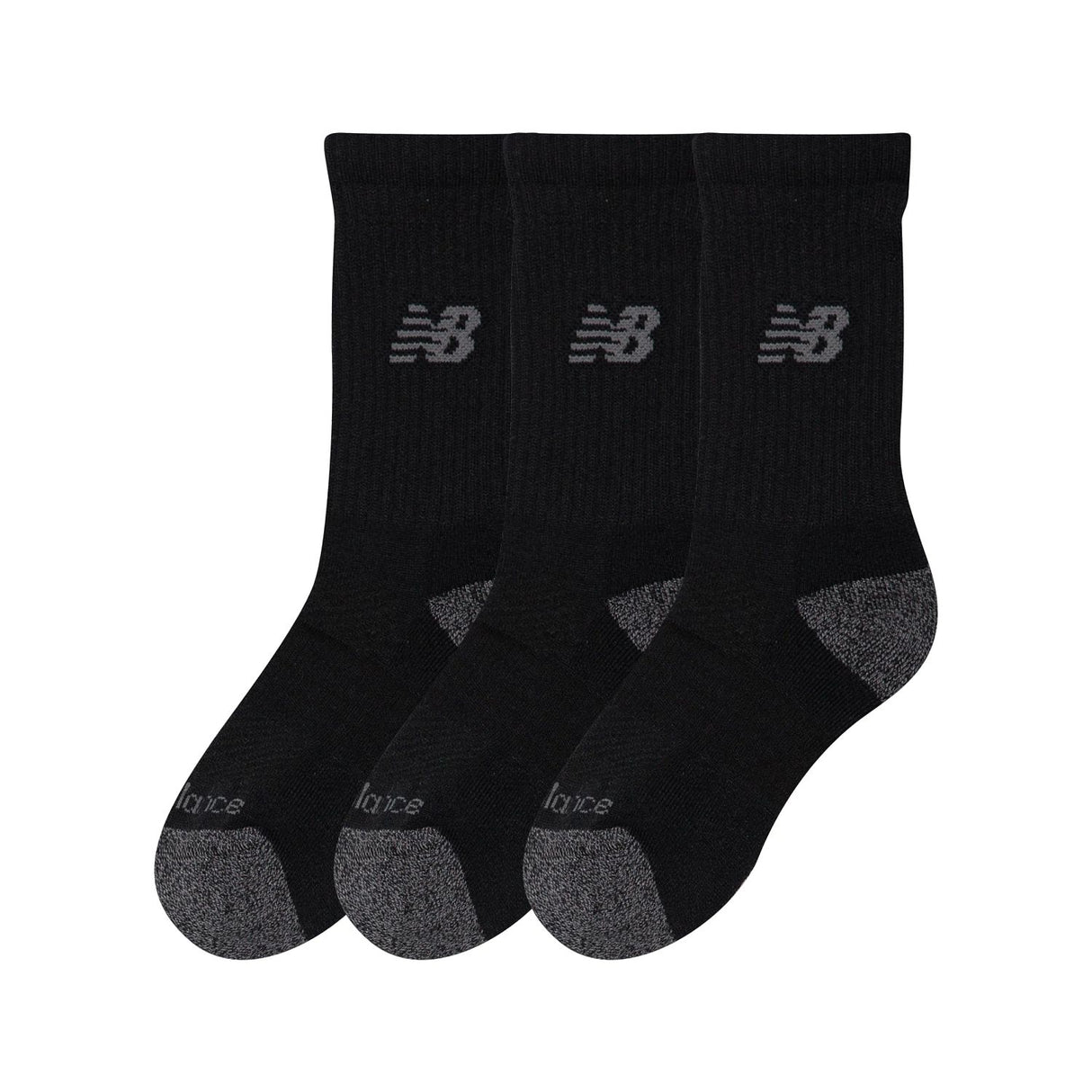 New Balance Youth Active Crew Socks 3 Pairs-2