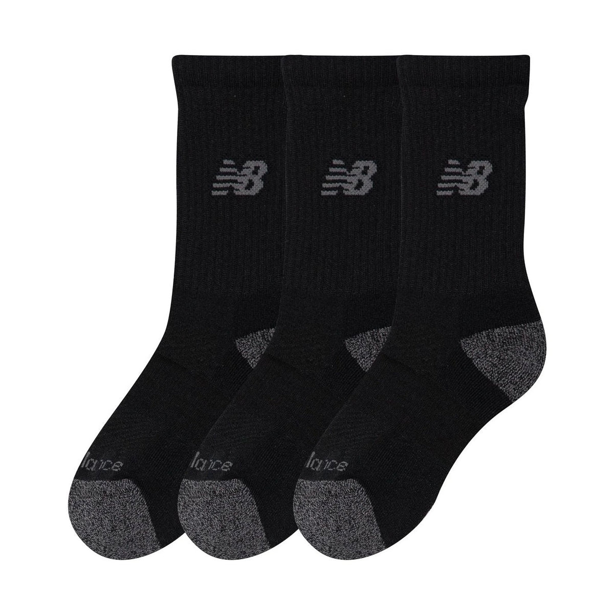 New Balance Youth Active Crew Socks 3 Pairs-2