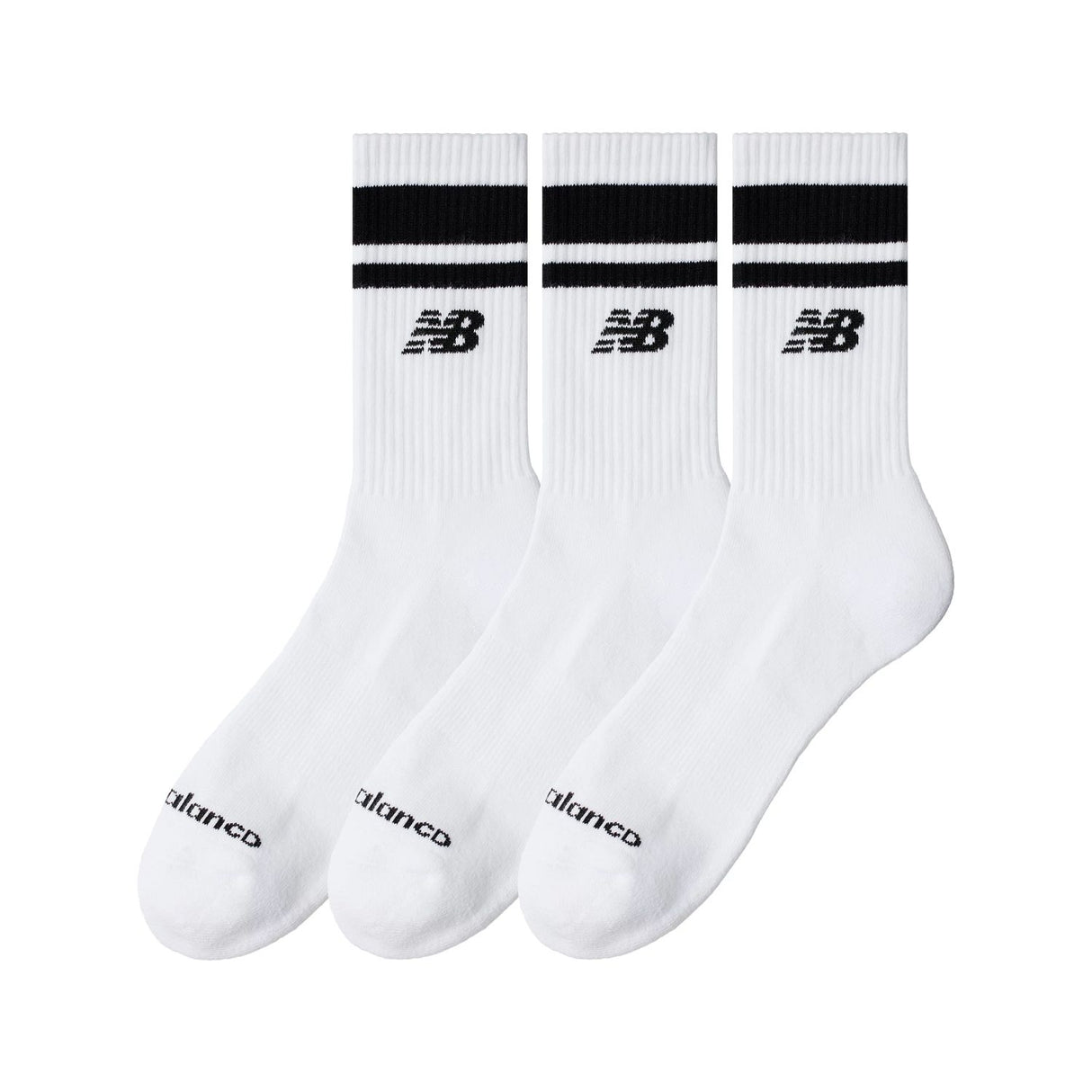 New Balance Everyday Stripe Midcalf 3 Pair-2
