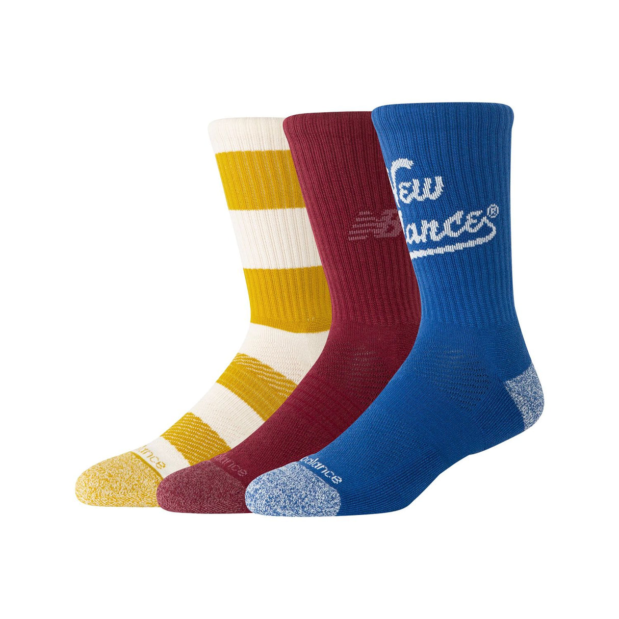 New Balance Active Graphic Crew Socks 3 Pack-1