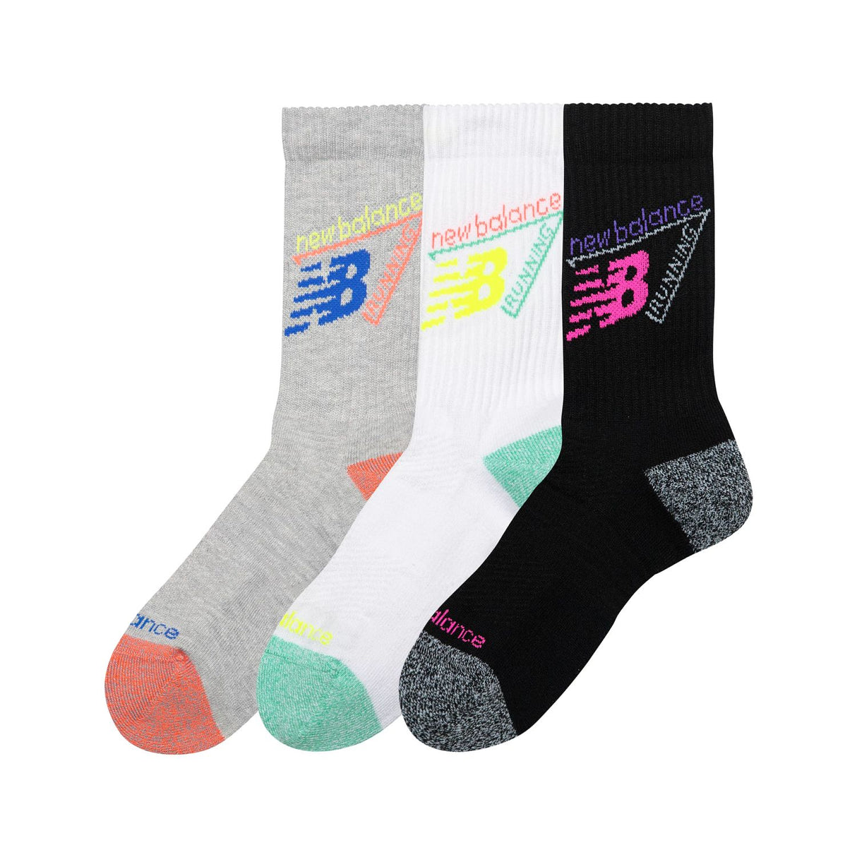 New Balance Active Graphic Crew Socks 3 Pack-2