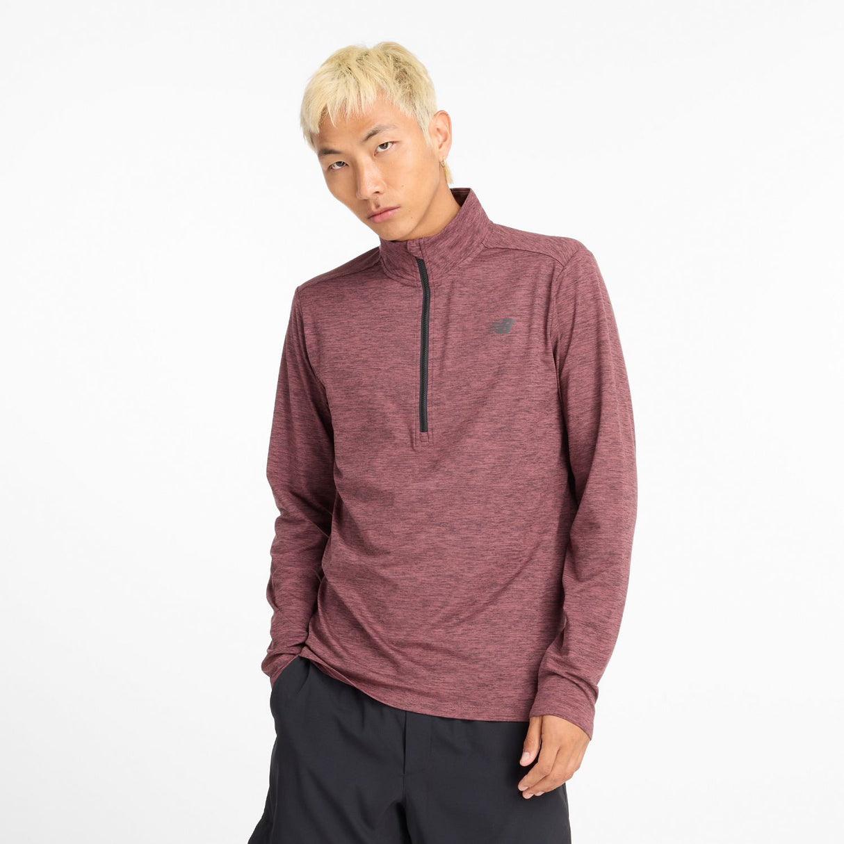 New Balance Men's Core Space Dye 1/4 Zip-1