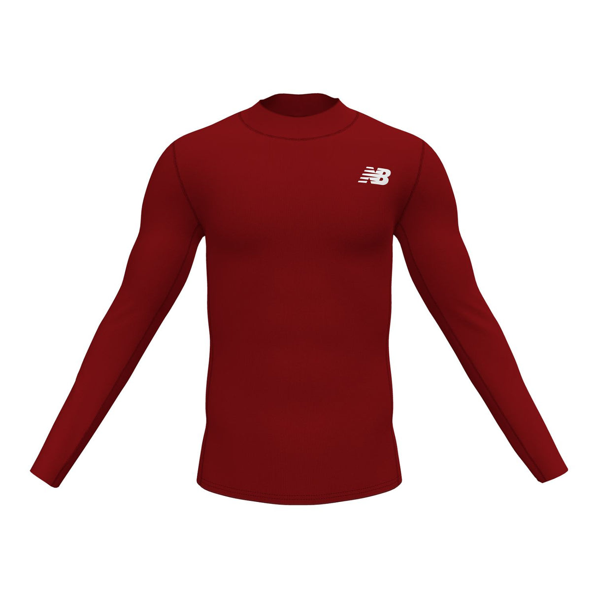 New Balance Men's Cold Comp Mock Neck Top-1