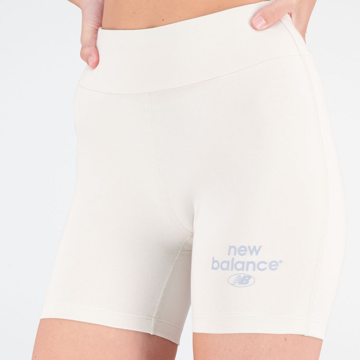 New Balance Women's Essentials Reimagined Archive Cotton Fitted Short-5