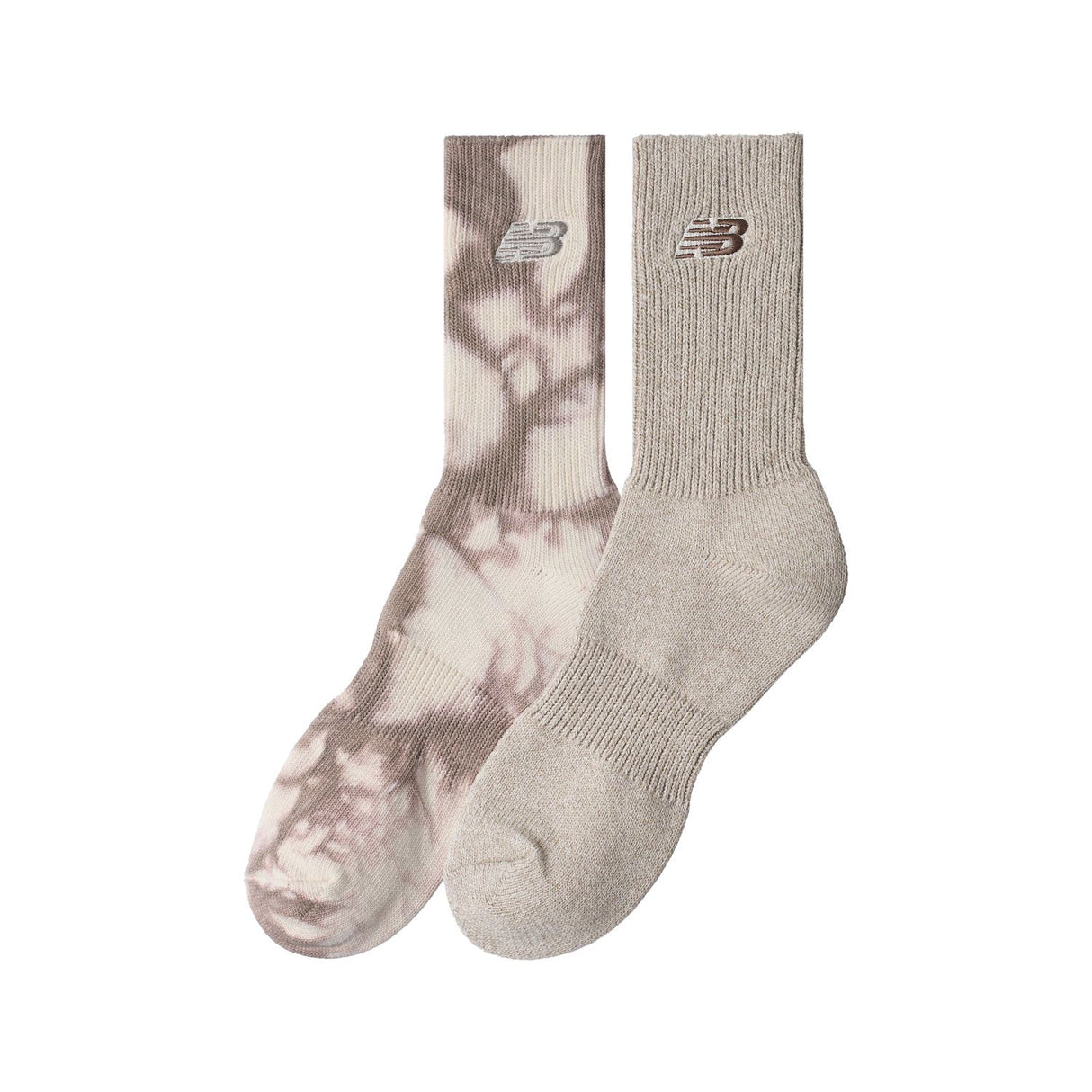 New Balance Ribbed Cuff Mid Calf Socks 2 Pair-2