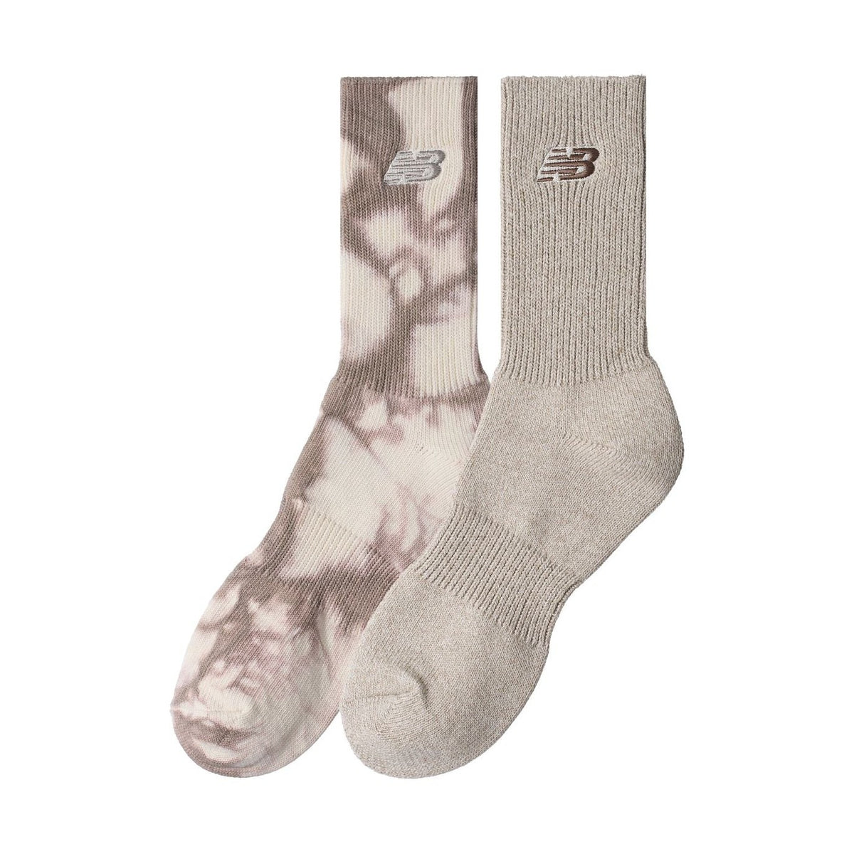 New Balance Ribbed Cuff Mid Calf Socks 2 Pair-2