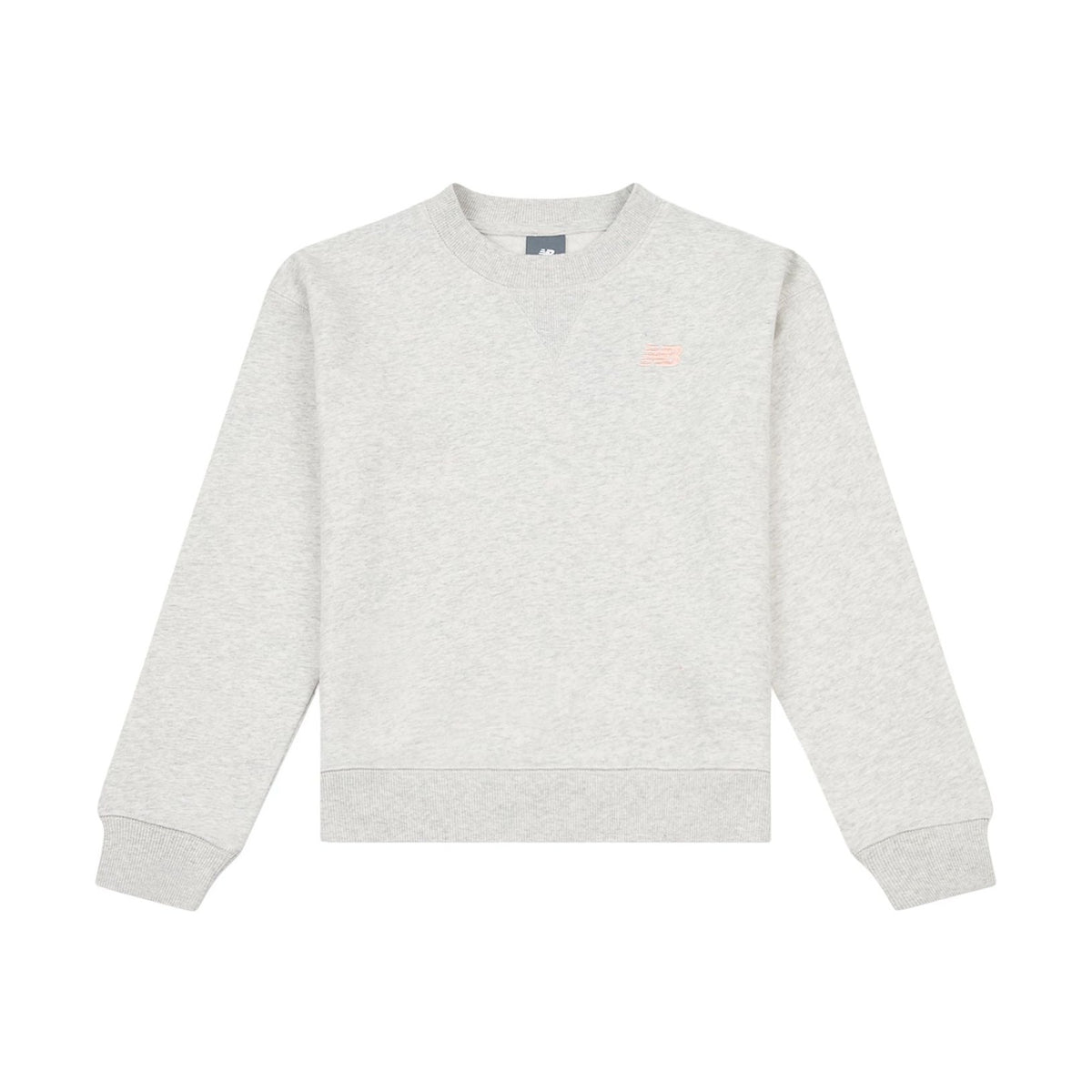 New Balance Youth Girl's FT Small Logo Crew-1
