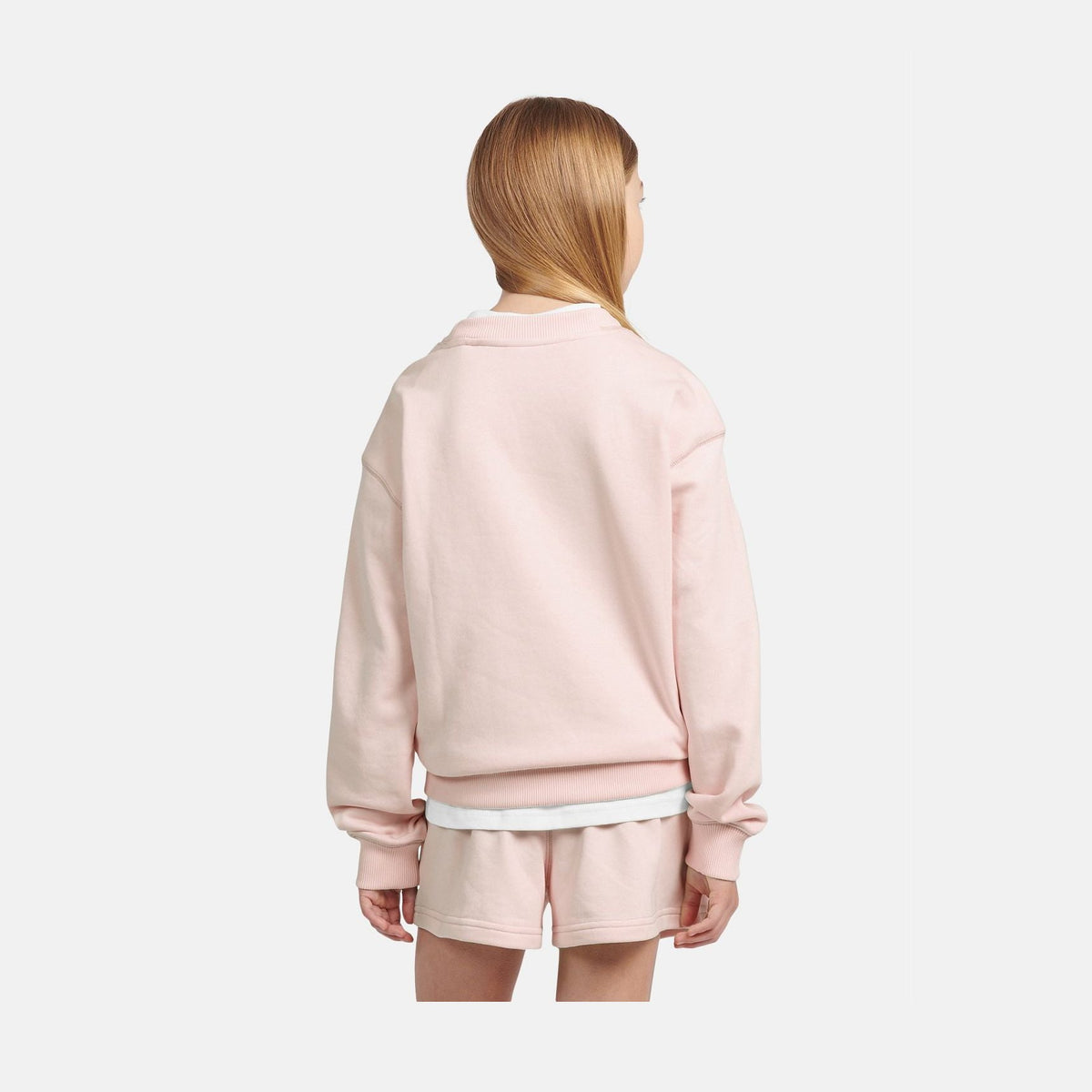 New Balance Youth Girl's FT Small Logo Crew-3