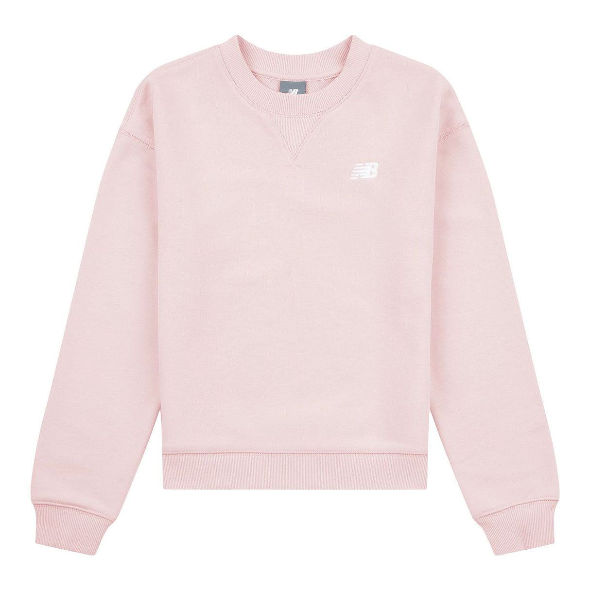New Balance Youth Girl's FT Small Logo Crew-5