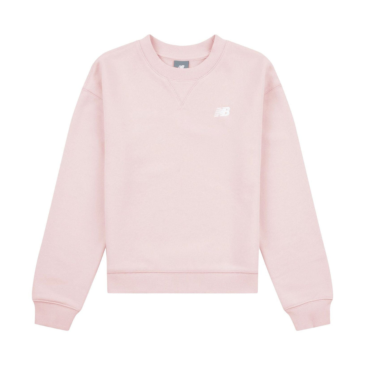 New Balance Youth Girl's FT Small Logo Crew-5