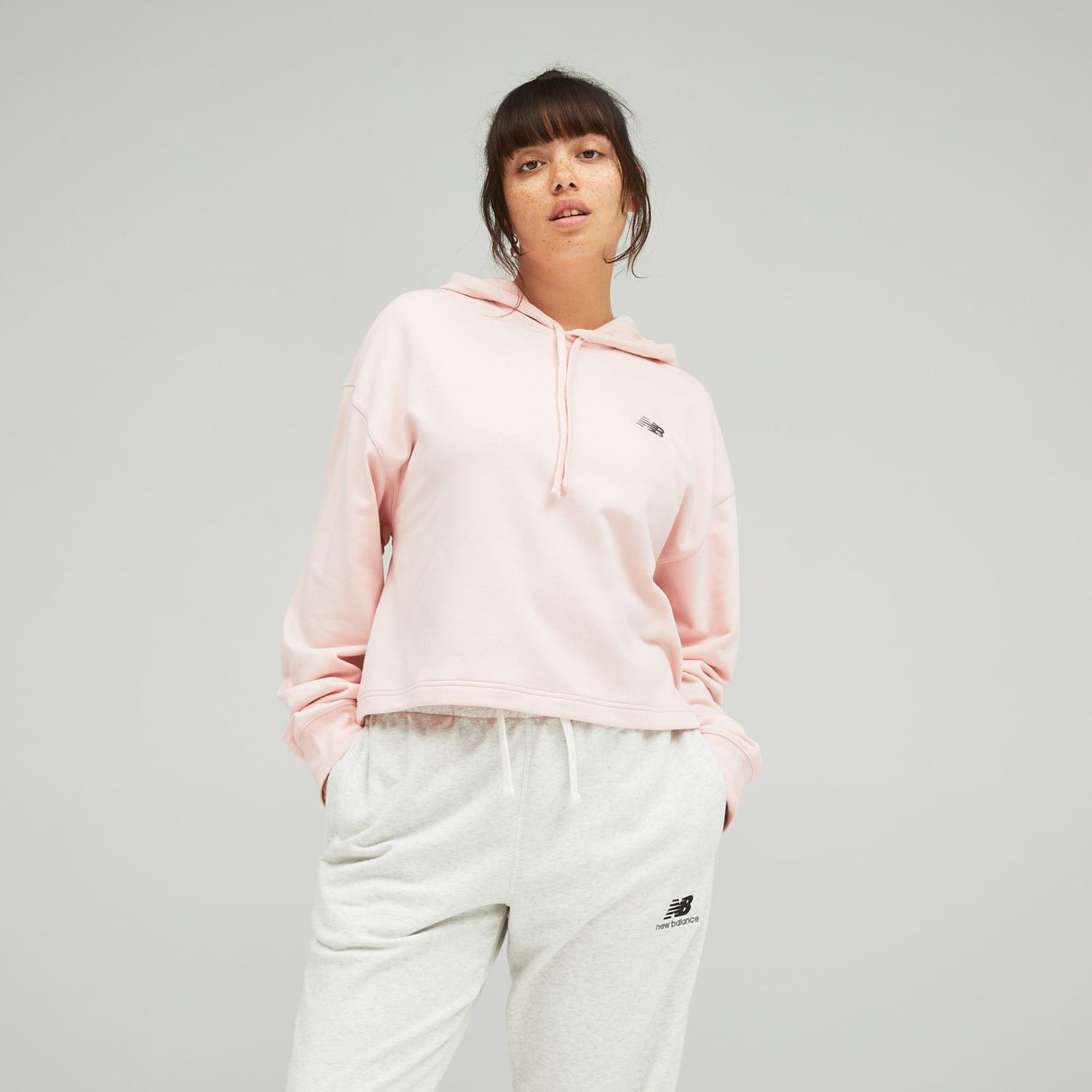 New Balance Uni-ssentials French Terry Crop Hoodie-2