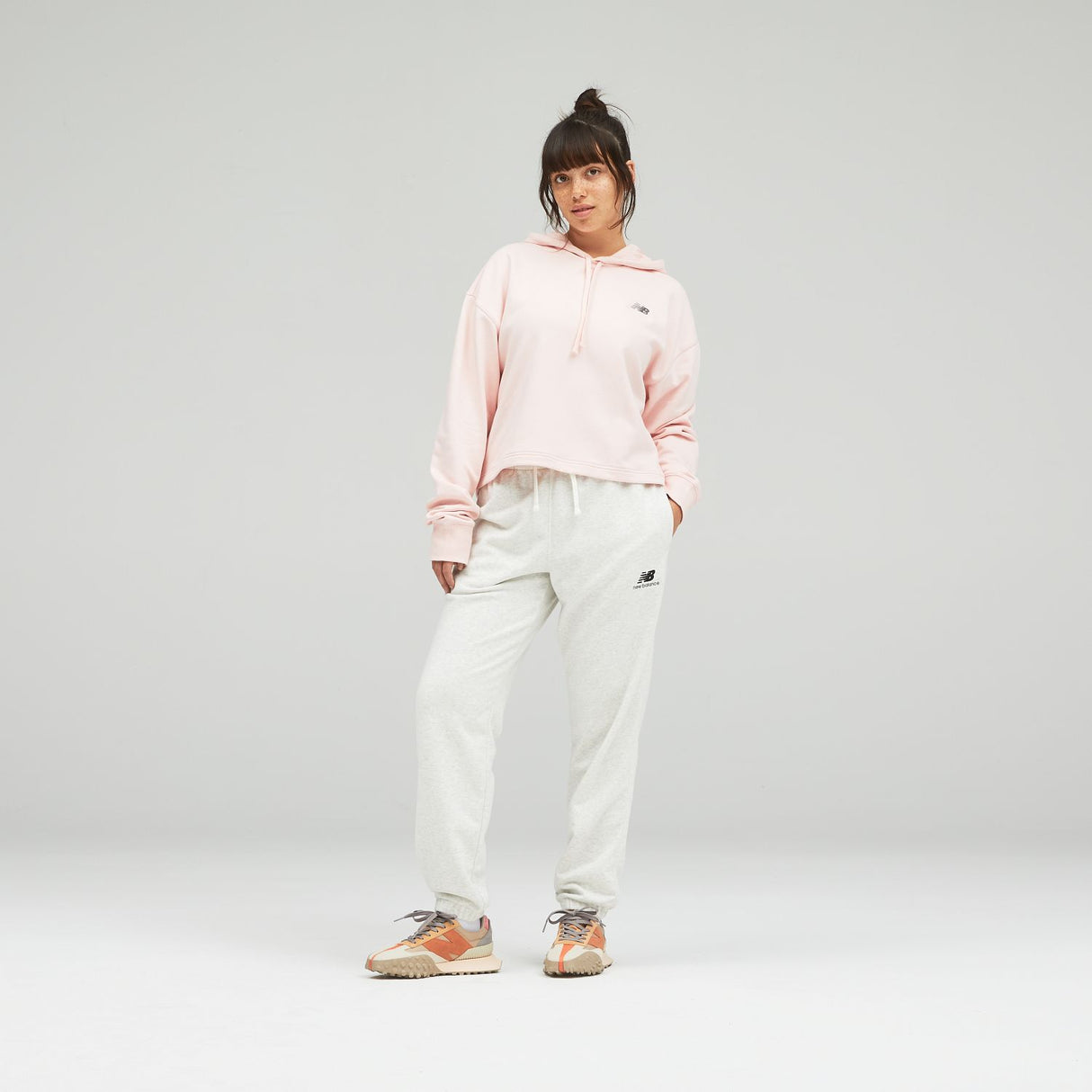 New Balance Uni-ssentials French Terry Crop Hoodie-6
