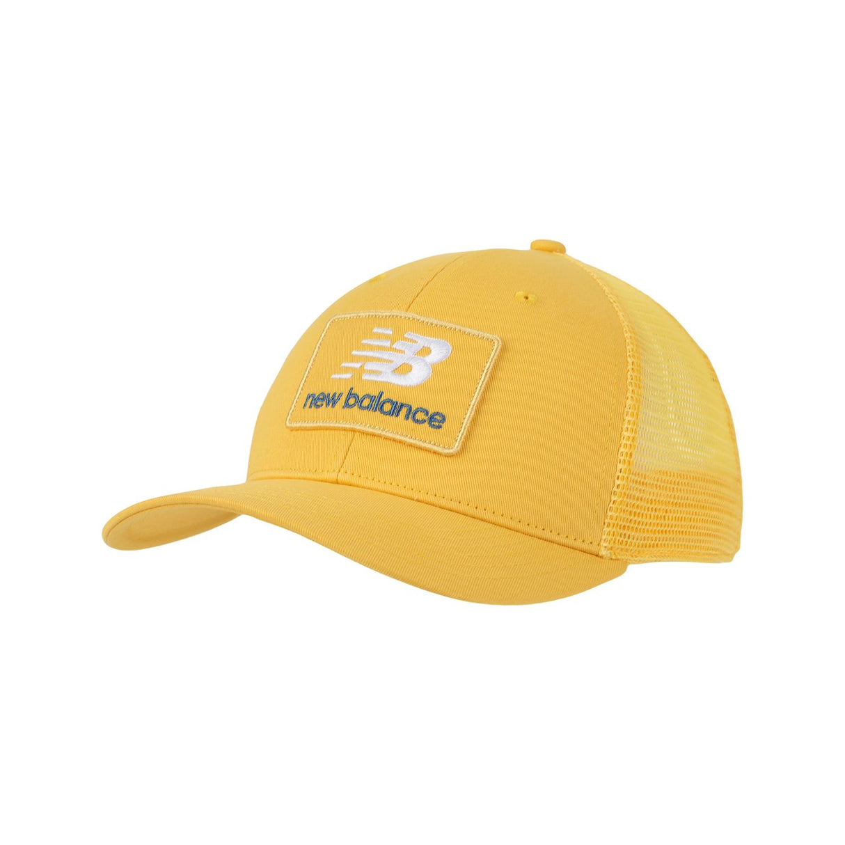 New Balance Stacked Patch Logo Trucker Hat-1