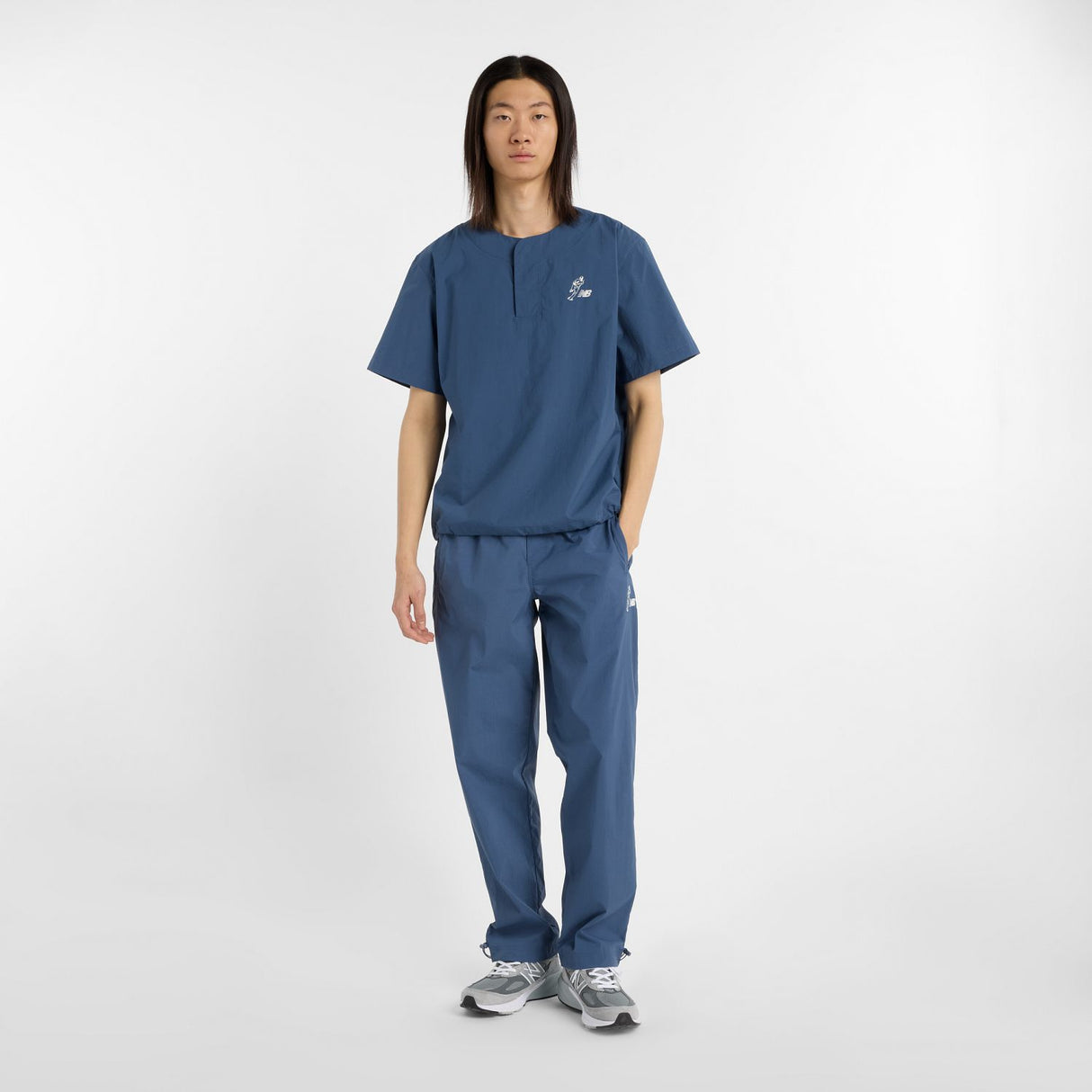 New Balance Men's Shohei Signature Woven Nylon Top-1